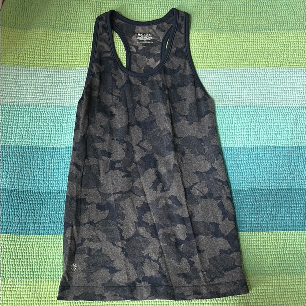 Gray Camo Tank Top